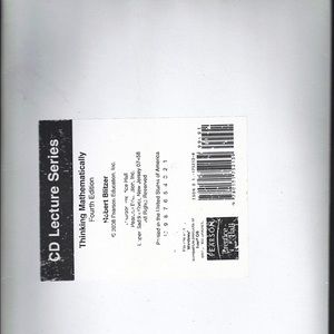 Thinking Mathematically,4th Edition,CD LECTURE